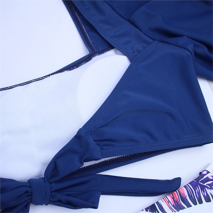 Women Swimwear 2 Piece Blue